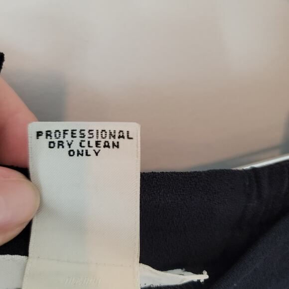 Josephine Chaus Navy Wool Pencil Skirt Plus Size 16 Career Minimalist Staple - Picture 7 of 7